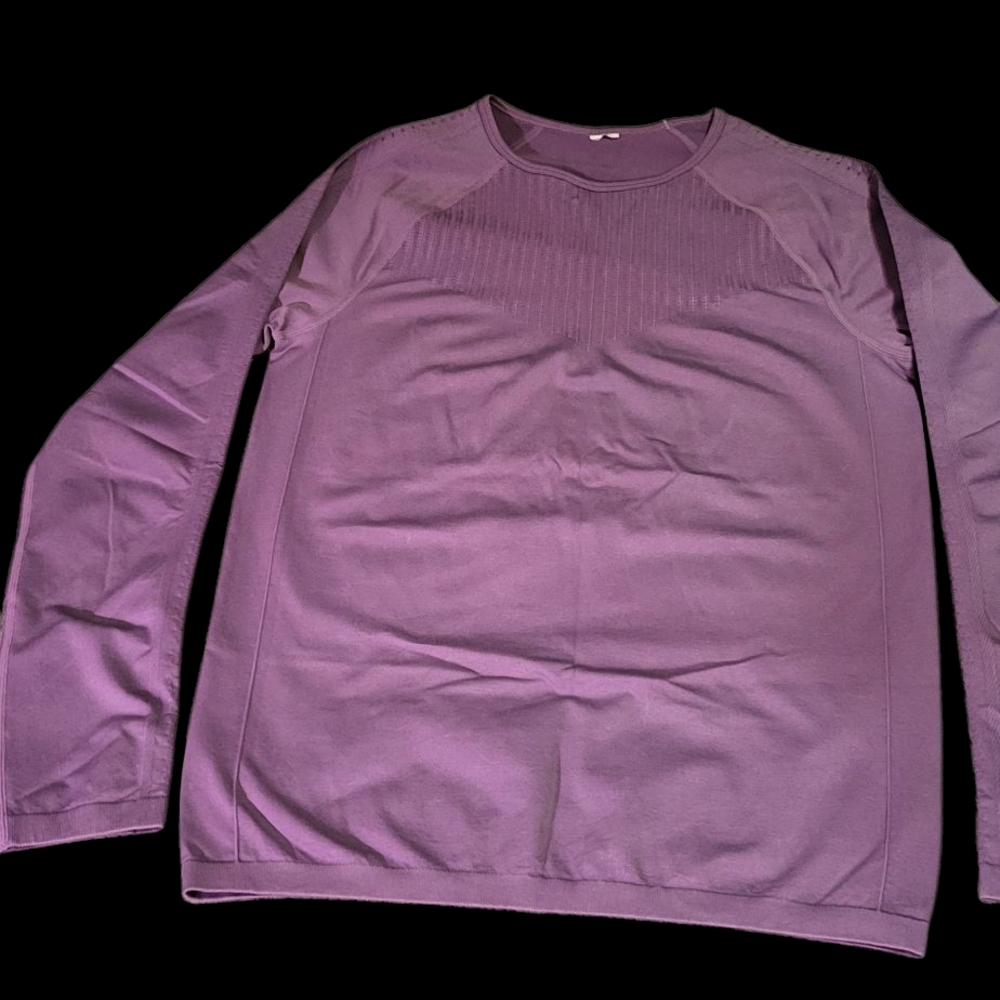 Fabletics Sync Seamless Workout Set In Washed Vio… - image 1